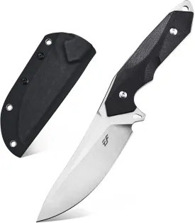 Eafengrow EF122 Fixed Blade Knife D2 Steel Blade G10 Handle Pocket Knives Fixed Knife, Survival, Outdoor Camping Survival Tool Knives, Kydex Sheaths