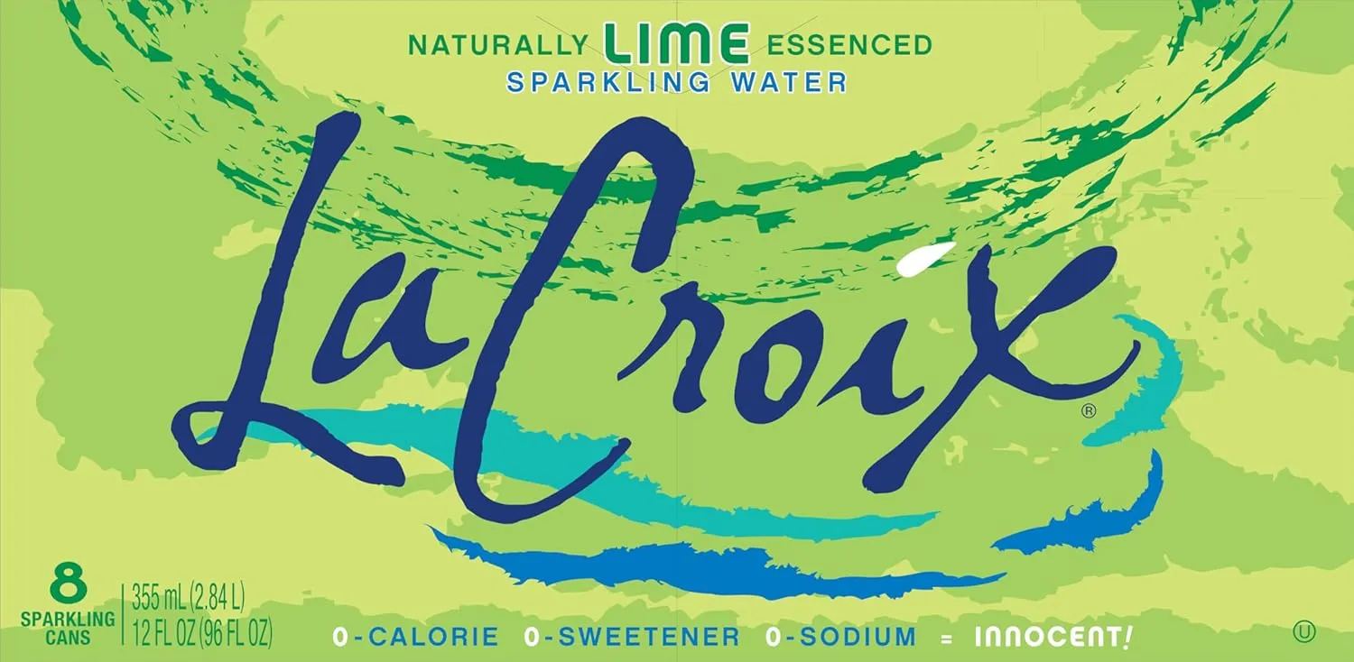 LaCroix Sparkling Water, Lime, 12 Fl Oz (pack of 8)