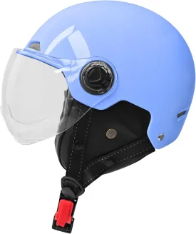 Motorcycle Helmet for Adults Half Helmet with Windproof Mask for Cruiser , Road Bikes, Electric Bikes, Scooter Cool Helmet for Men and Women,DOT Approved
