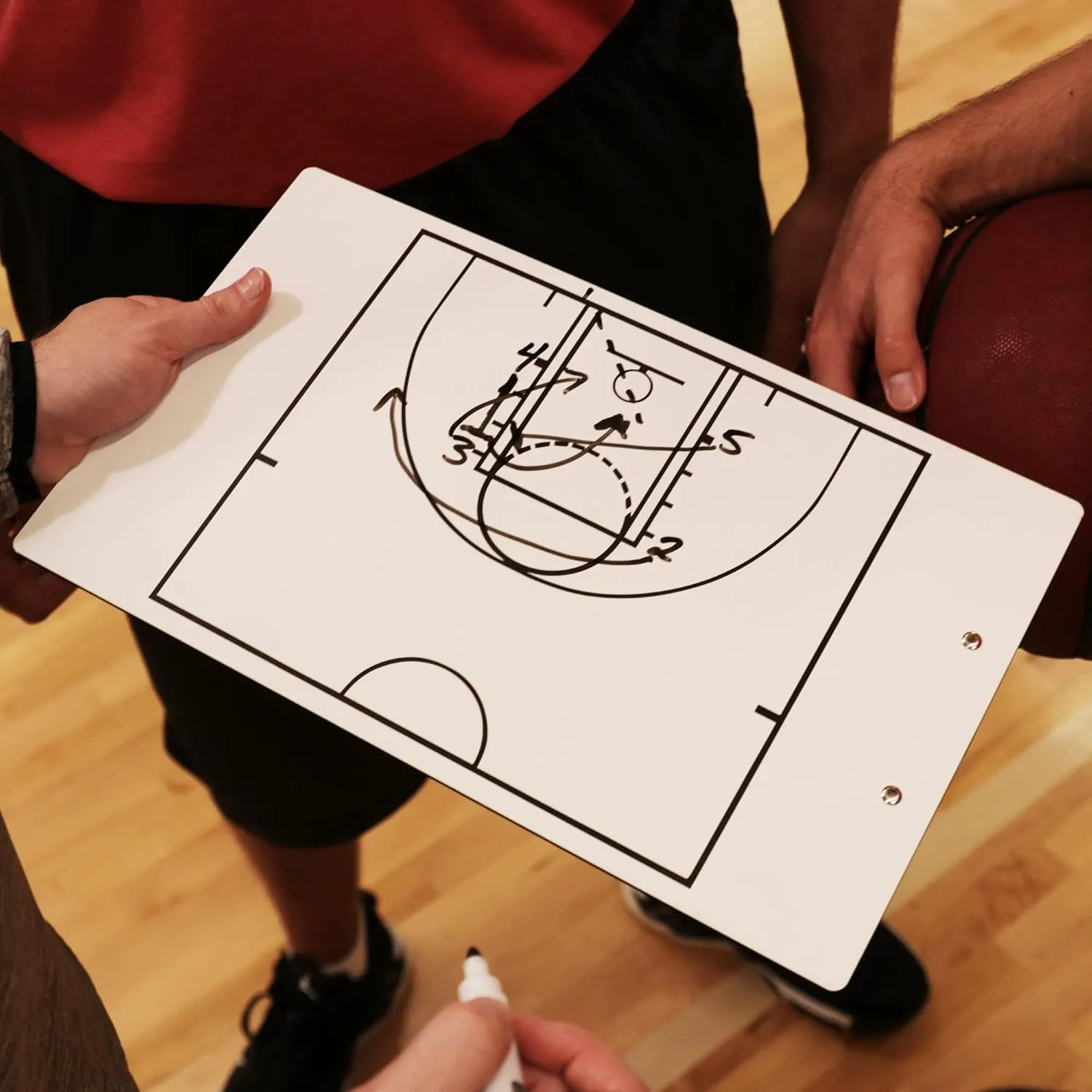 Murray Sporting Goods Dry Erase Coaches Clipboard | Double-Sided Dry Erase White Board