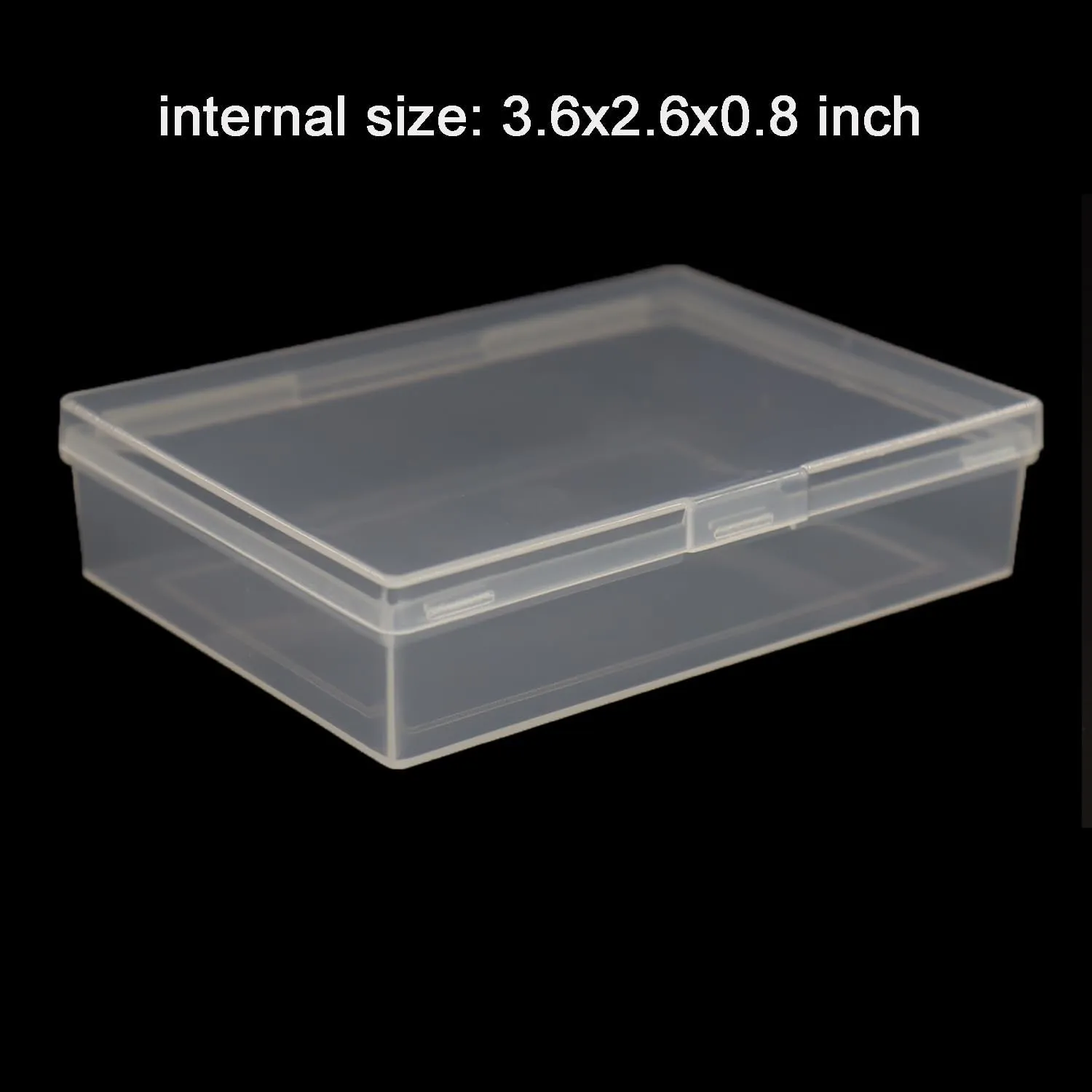 Playing Card Deck Boxes 12pcs Plastic Empty Gaming Card Holder Case Box Storage Organizer Snaps Closed for Standard Poker Size Card, Internal Size is 3.6 inch x 2.6 inch x 0.8 inch(NO Cards)