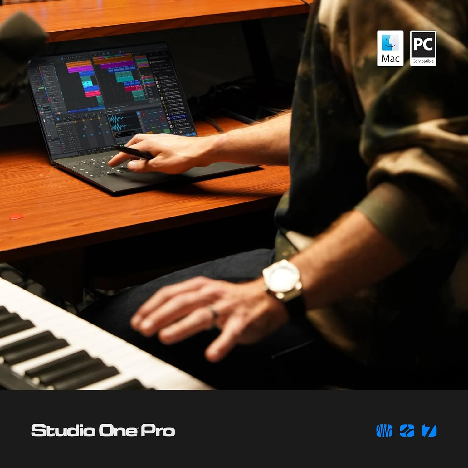 Studio One Pro 7 Perpetual License  Music Production Recording DAW Software with Stem Separation, Splice Integration, Mixing, Mastering, Virtual Instruments, Loops & Samples Included